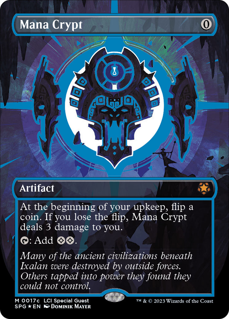 Mana Crypt (0017c) (Borderless) [The Lost Caverns of Ixalan Special Guests] | Event Horizon Hobbies CA