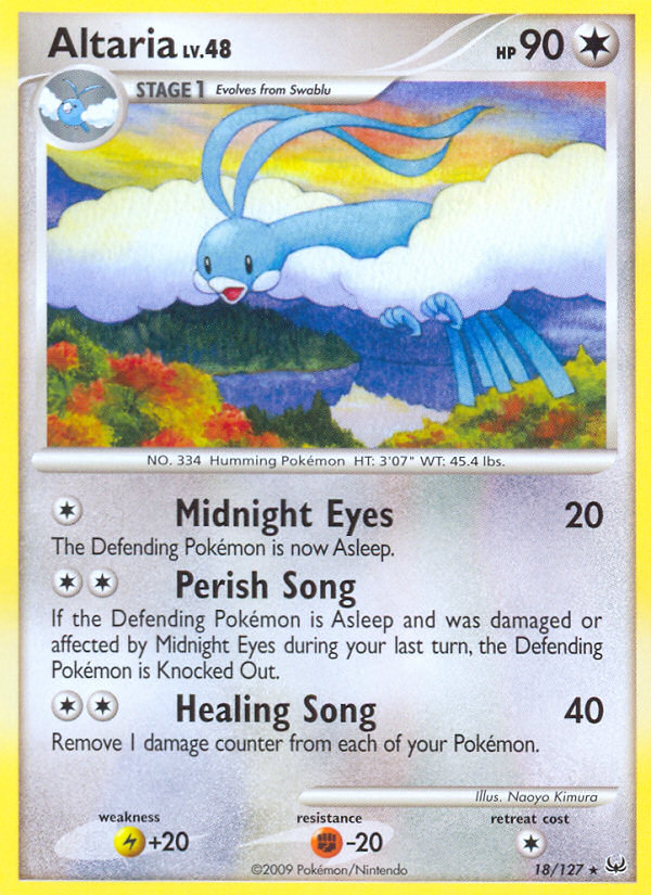 Altaria (18/127) [Platinum: Base Set] | Event Horizon Hobbies CA