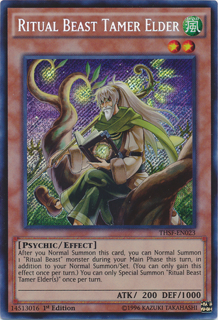 Ritual Beast Tamer Elder [THSF-EN023] Secret Rare | Event Horizon Hobbies CA