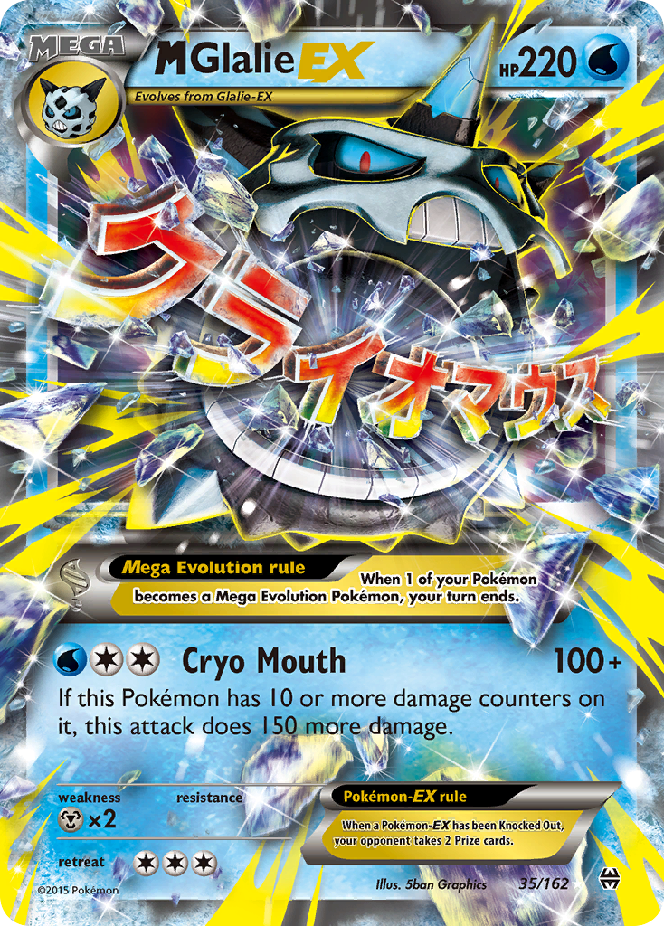 M Glalie EX (35/162) [XY: BREAKthrough] | Event Horizon Hobbies CA