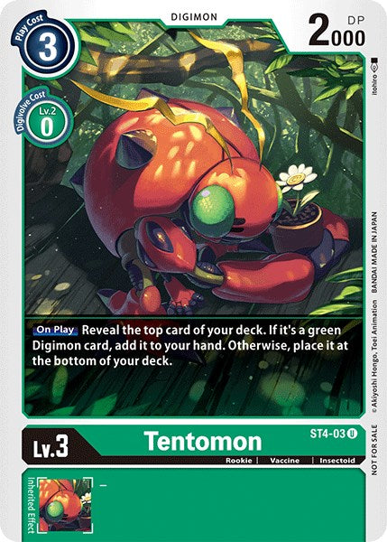 Tentomon [ST4-03] (Official Tournament Pack Vol.3) [Starter Deck: Giga Green Promos] | Event Horizon Hobbies CA