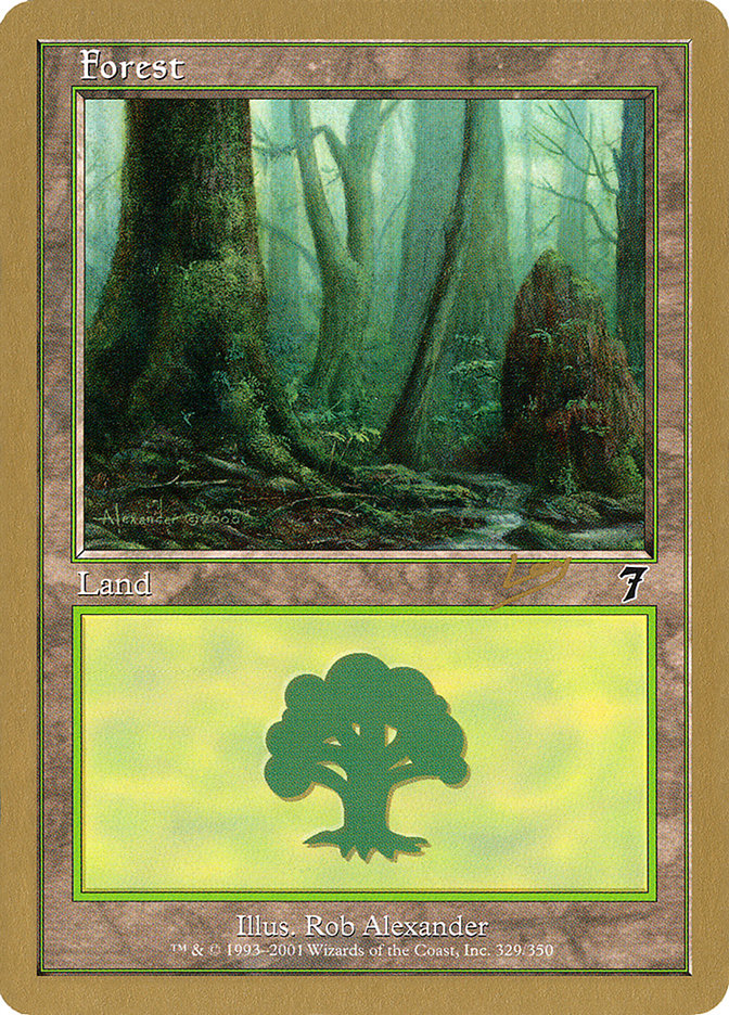 Forest (rl329) (Raphael Levy) [World Championship Decks 2002] | Event Horizon Hobbies CA