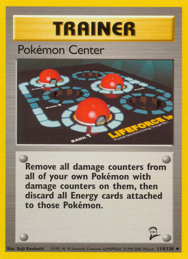 Pokemon Center (114/130) [Base Set 2] | Event Horizon Hobbies CA