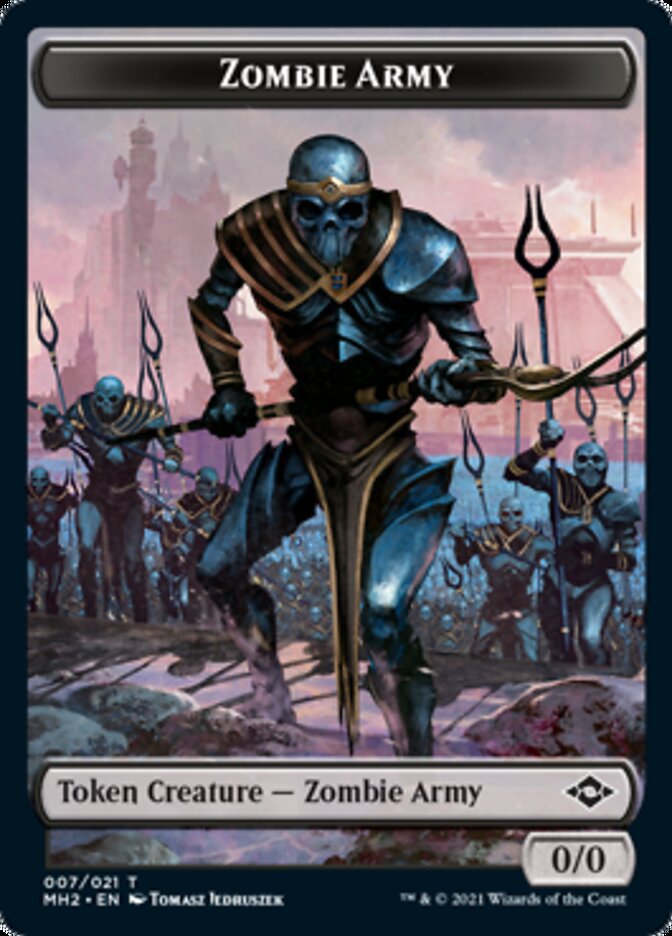 Zombie Army Token [Modern Horizons 2 Tokens] | Event Horizon Hobbies CA