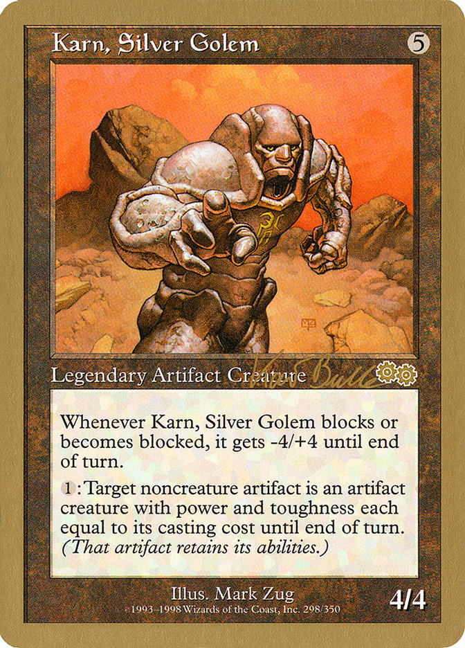 Karn, Silver Golem (Kai Budde) [World Championship Decks 1999] | Event Horizon Hobbies CA