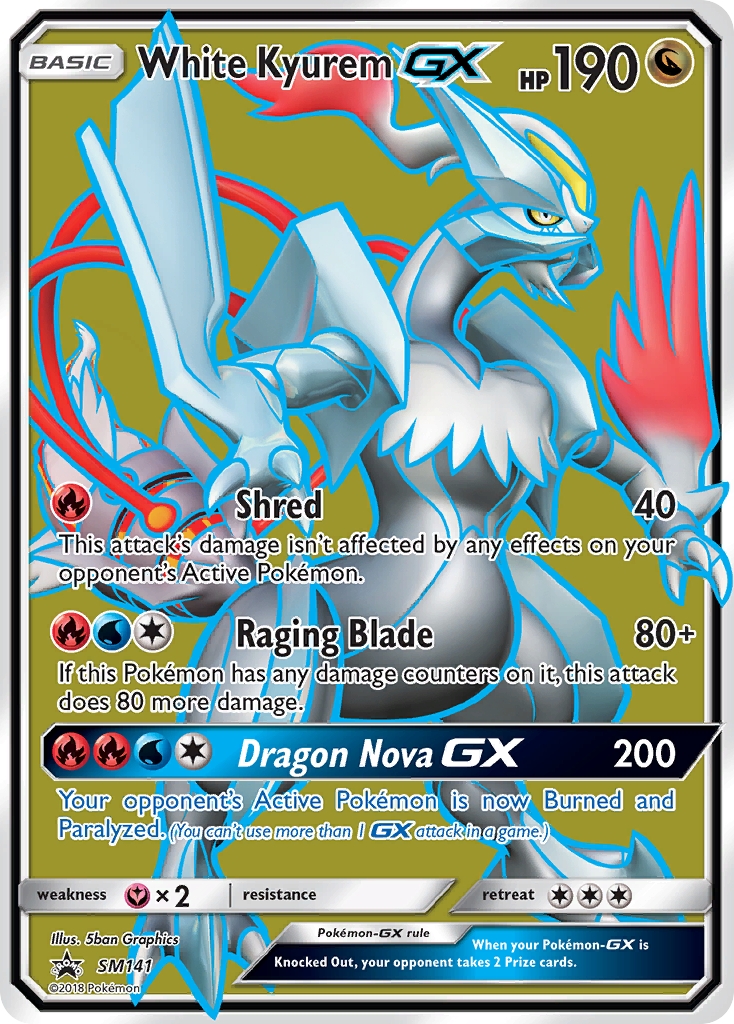 White Kyurem GX (SM141) [Sun & Moon: Black Star Promos] | Event Horizon Hobbies CA