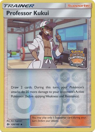 Professor Kukui (128/149) (Regional Championship Promo) [Sun & Moon: Base Set] | Event Horizon Hobbies CA