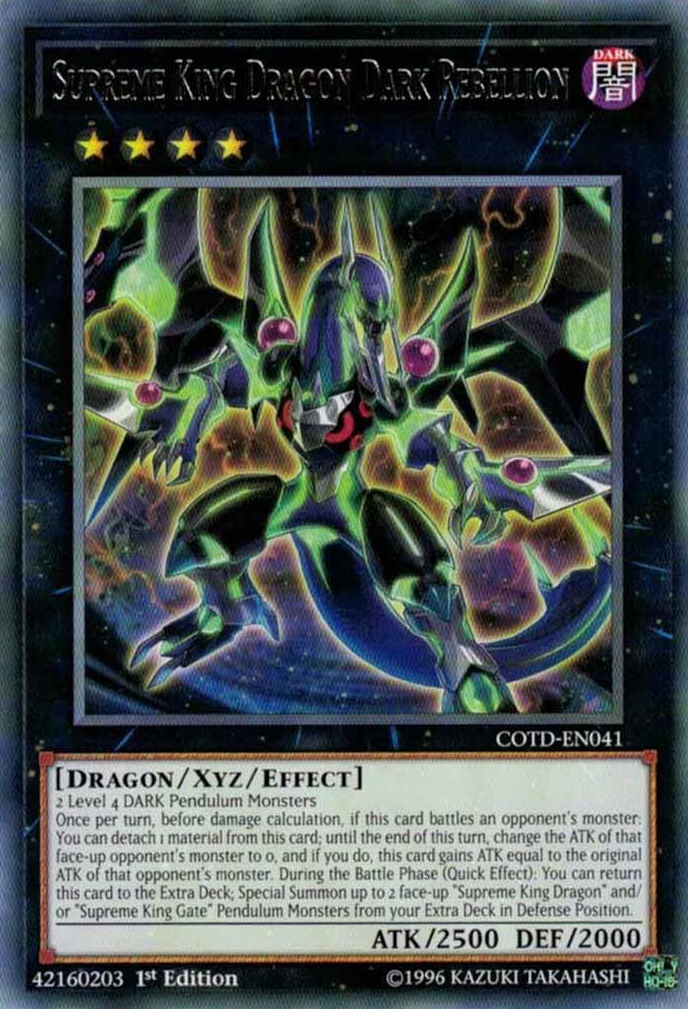 Supreme King Dragon Dark Rebellion [COTD-EN041] Rare | Event Horizon Hobbies CA