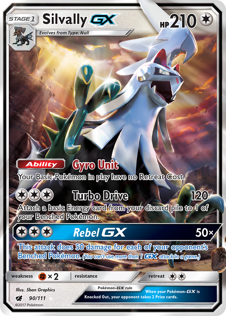 Silvally GX (90/111) [Sun & Moon: Crimson Invasion] | Event Horizon Hobbies CA