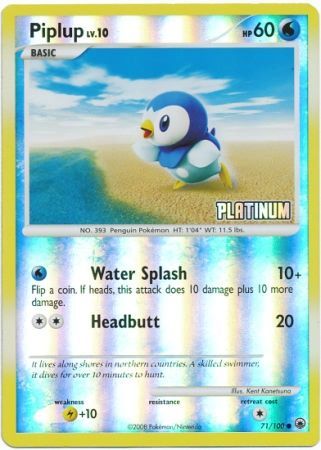 Piplup (71/100) [Burger King Promos: 2009 Collection] | Event Horizon Hobbies CA