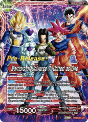 Android 17 // Warriors of Universe 7, United as One (BT20-001) [Power Absorbed Prerelease Promos] | Event Horizon Hobbies CA