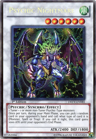 Psychic Nightmare [DREV-EN085] Secret Rare | Event Horizon Hobbies CA