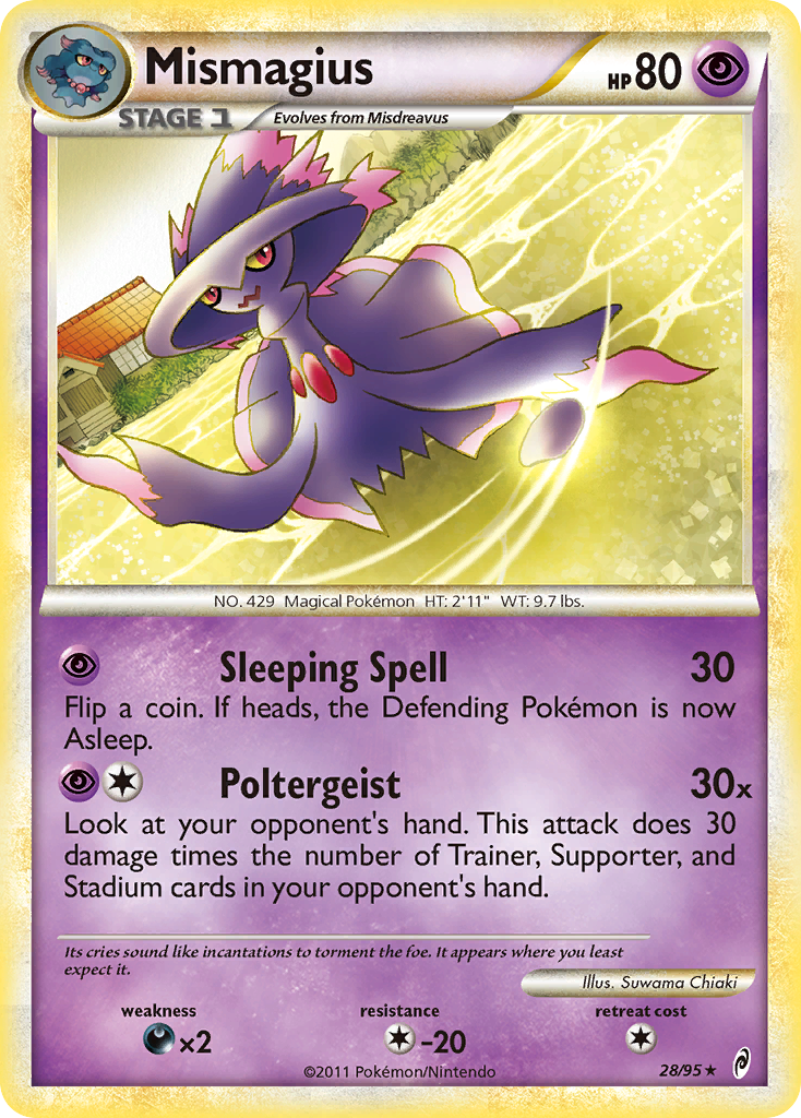 Mismagius (28/95) [HeartGold & SoulSilver: Call of Legends] | Event Horizon Hobbies CA