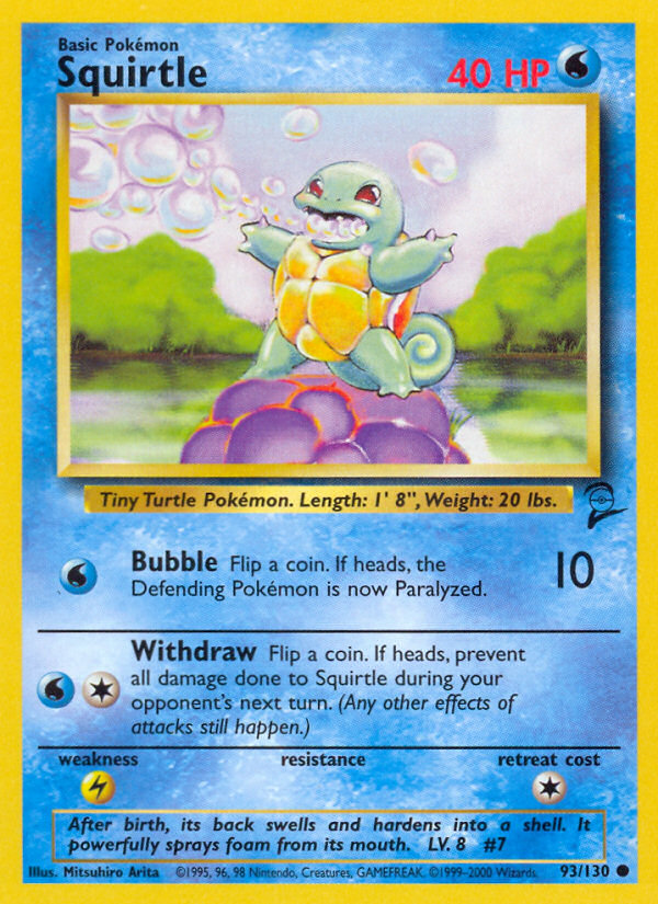 Squirtle (93/130) [Base Set 2] | Event Horizon Hobbies CA