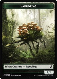 Saproling // Manifest Double-sided Token [Commander 2019 Tokens] | Event Horizon Hobbies CA