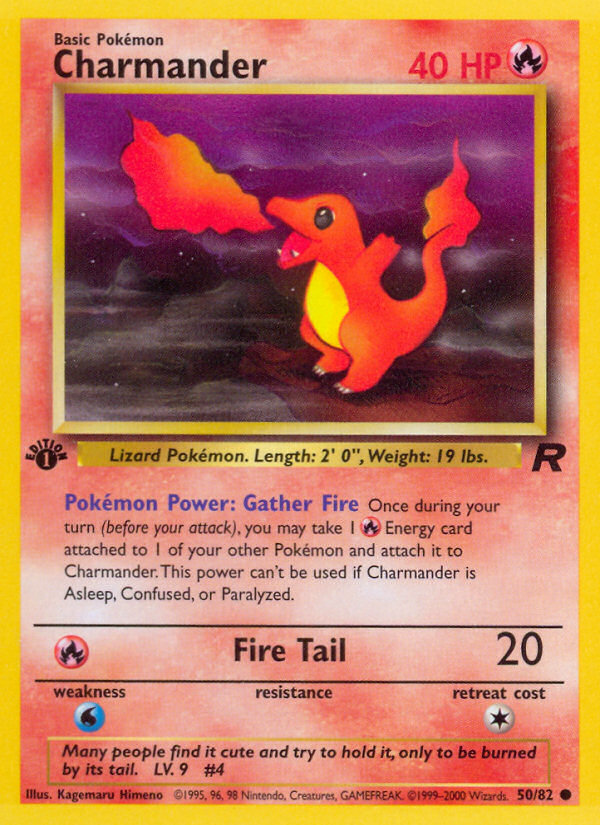 Charmander (50/82) [Team Rocket 1st Edition] | Event Horizon Hobbies CA