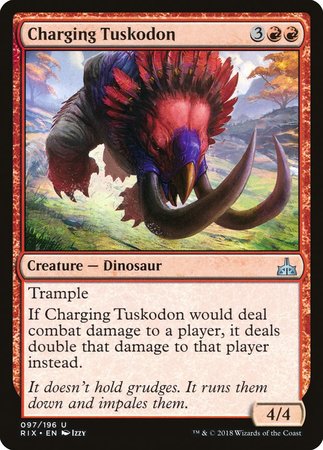 Charging Tuskodon [Rivals of Ixalan] | Event Horizon Hobbies CA