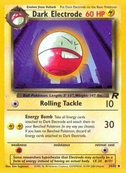 Dark Electrode (34/82) [Team Rocket Unlimited] | Event Horizon Hobbies CA