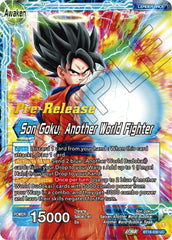 Son Goku // Son Goku, Another World Fighter (BT18-030) [Dawn of the Z-Legends Prerelease Promos] | Event Horizon Hobbies CA