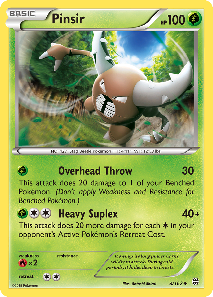 Pinsir (3/162) [XY: BREAKthrough] | Event Horizon Hobbies CA