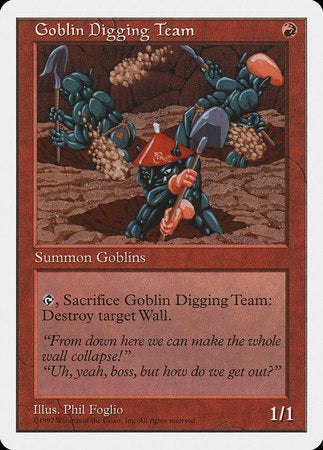 Goblin Digging Team [Fifth Edition] | Event Horizon Hobbies CA