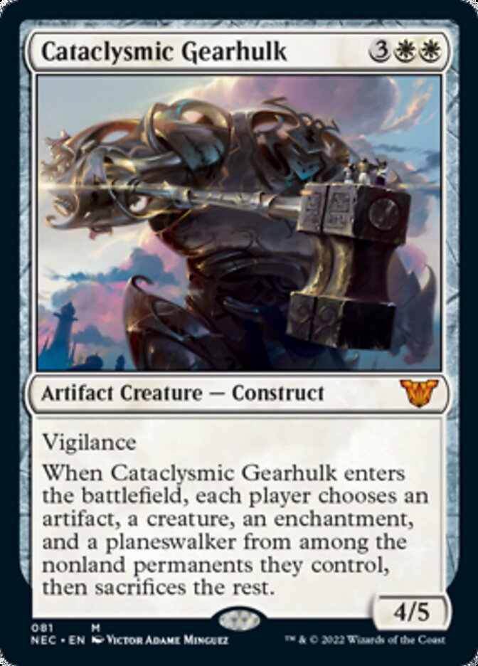 Cataclysmic Gearhulk [Kamigawa: Neon Dynasty Commander] | Event Horizon Hobbies CA