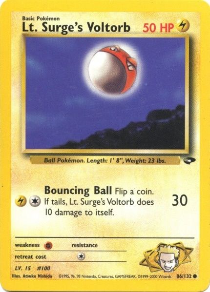 Lt. Surge's Voltorb (86/132) [Gym Challenge Unlimited] | Event Horizon Hobbies CA