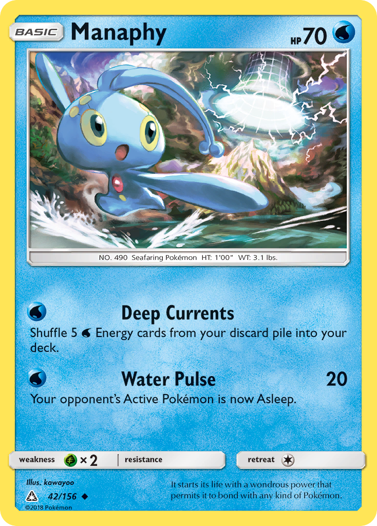 Manaphy (42/156) [Sun & Moon: Ultra Prism] | Event Horizon Hobbies CA