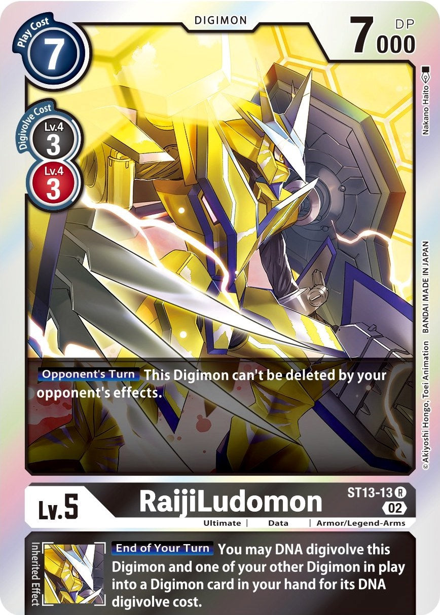 RaijiLudomon [ST13-13] [Starter Deck: Ragnaloardmon] | Event Horizon Hobbies CA