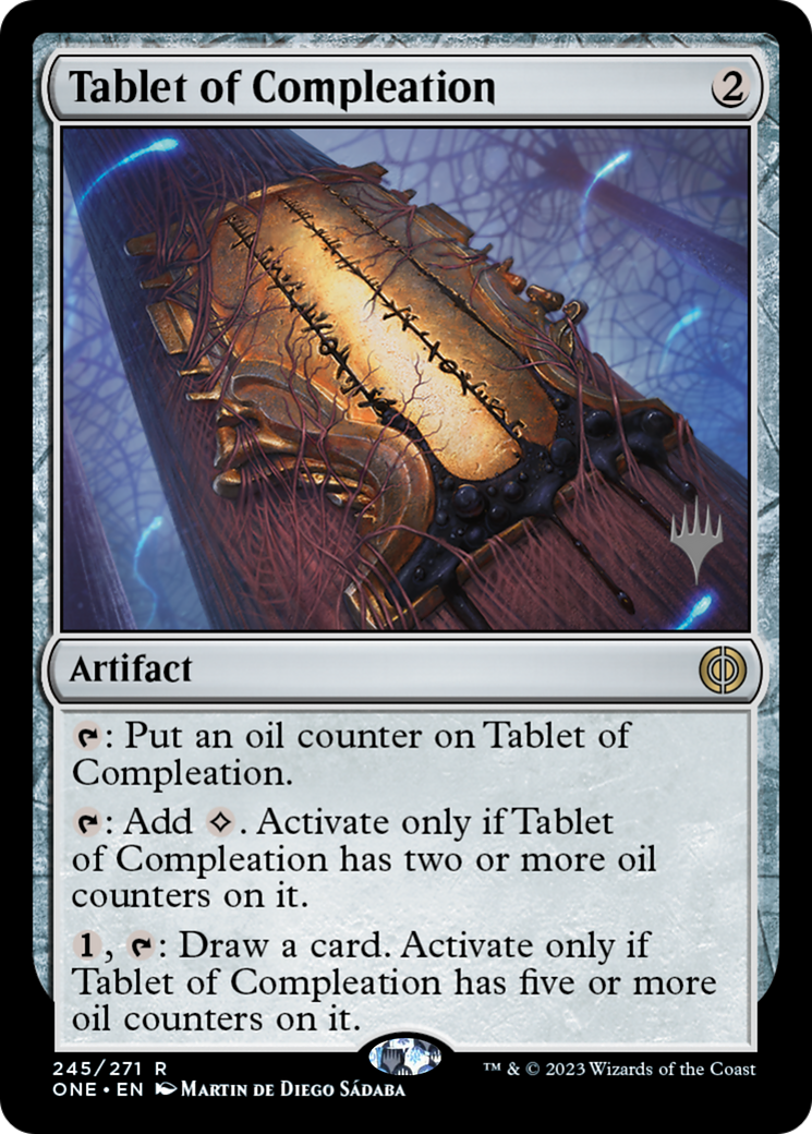 Tablet of Compleation (Promo Pack) [Phyrexia: All Will Be One Promos] | Event Horizon Hobbies CA