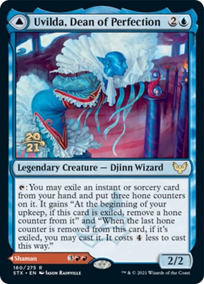 Uvilda, Dean of Perfection // Nassari, Dean of Expression [Strixhaven: School of Mages Prerelease Promos] | Event Horizon Hobbies CA