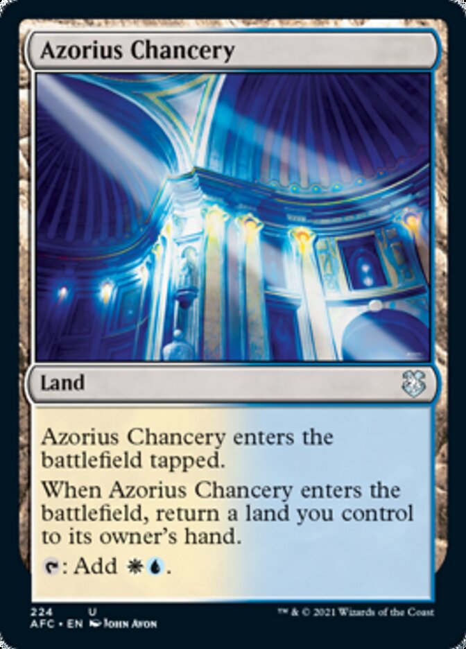 Azorius Chancery [Dungeons & Dragons: Adventures in the Forgotten Realms Commander] | Event Horizon Hobbies CA