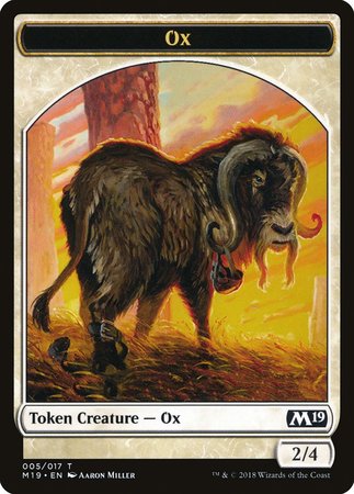 Ox Token [Core Set 2019 Tokens] | Event Horizon Hobbies CA