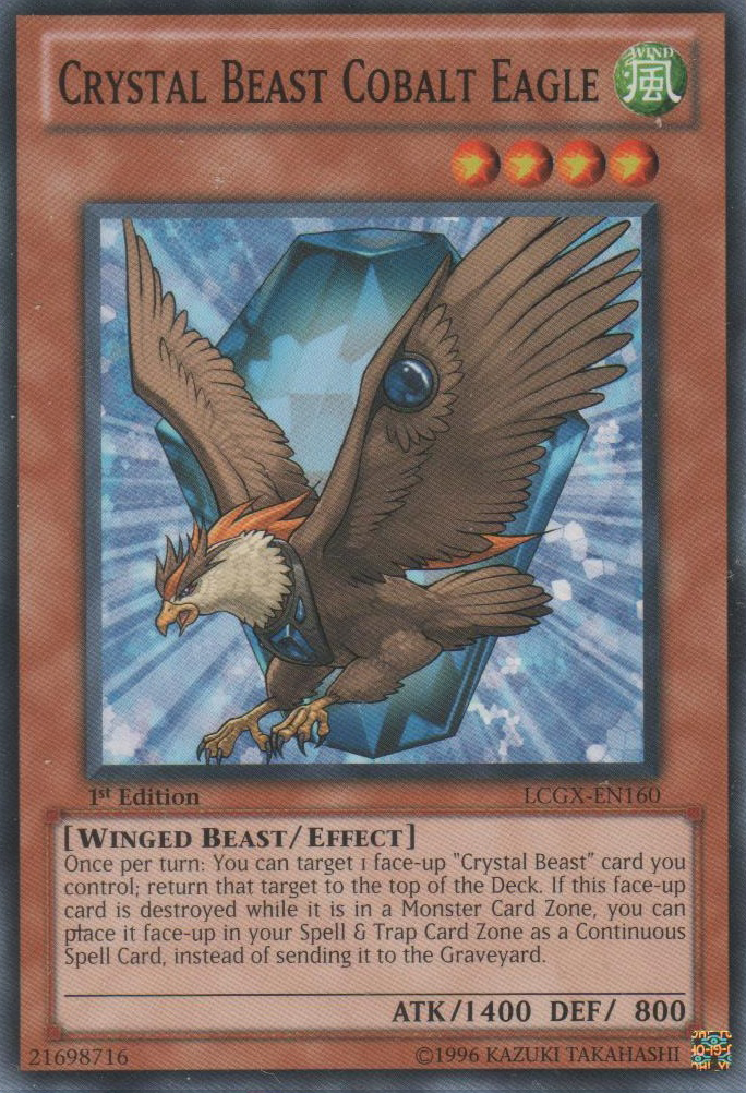 Crystal Beast Cobalt Eagle [LCGX-EN160] Common | Event Horizon Hobbies CA