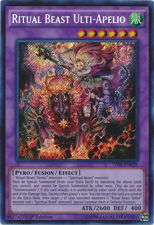 Ritual Beast Ulti-Apelio [THSF-EN028] Secret Rare | Event Horizon Hobbies CA