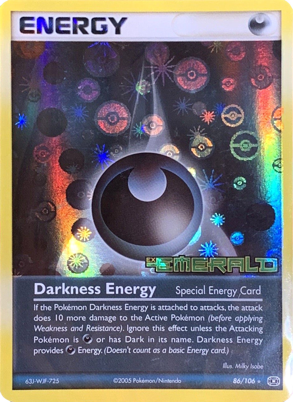 Darkness Energy (86/106) (Stamped) [EX: Emerald] | Event Horizon Hobbies CA