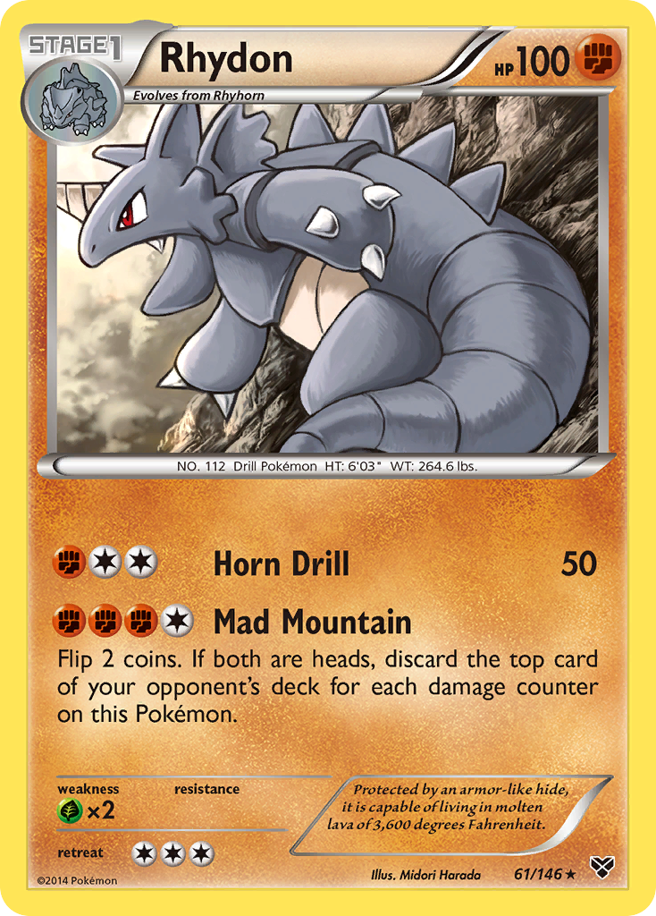 Rhydon (61/146) [XY: Base Set] | Event Horizon Hobbies CA