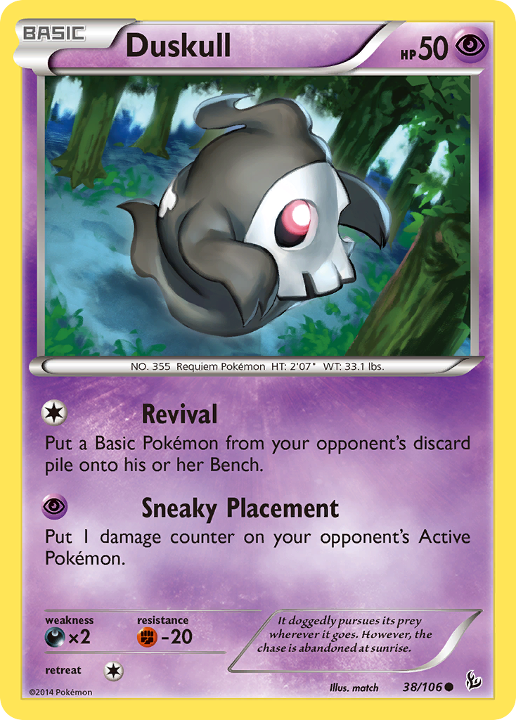 Duskull (38/106) [XY: Flashfire] | Event Horizon Hobbies CA