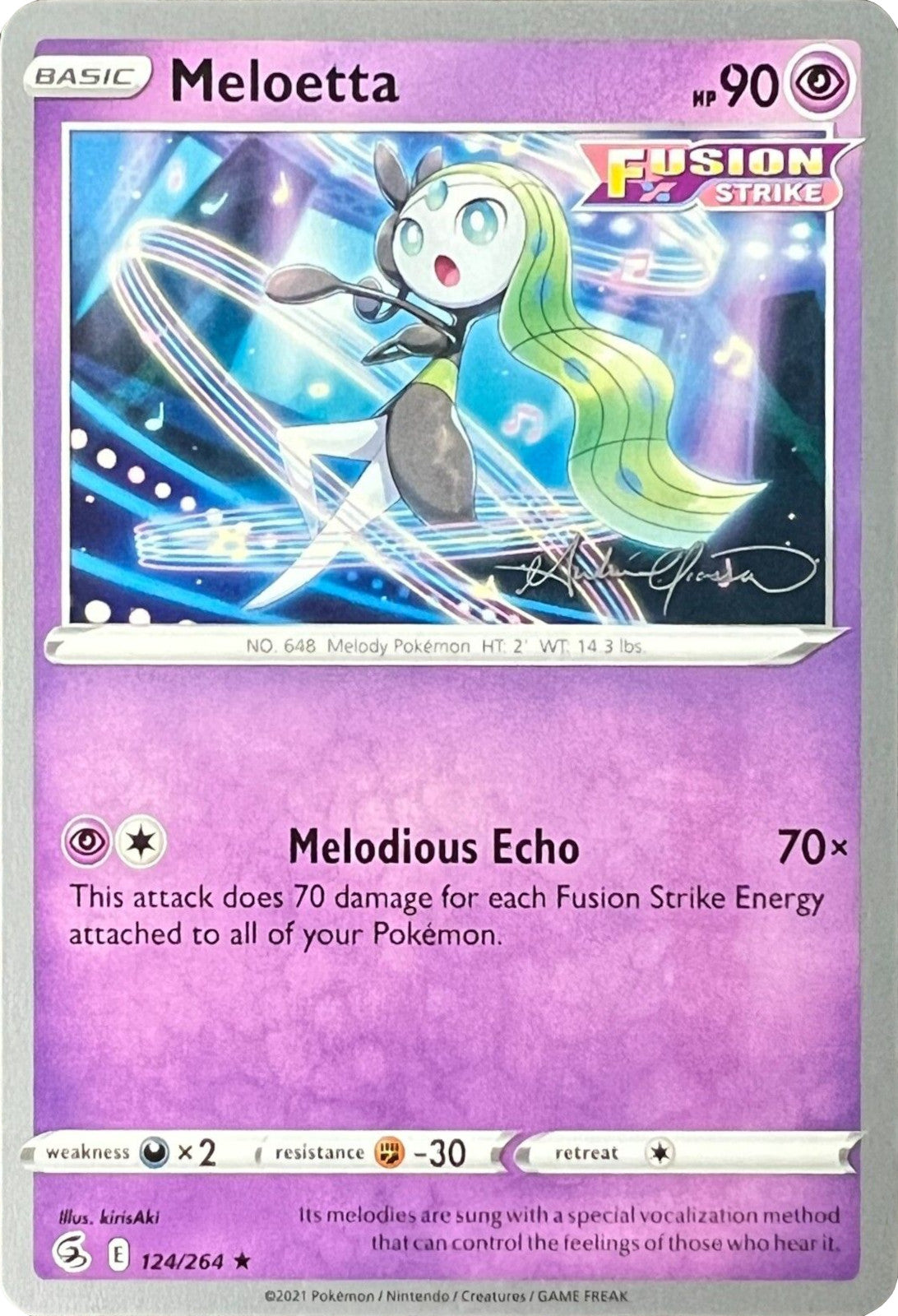 Meloetta (124/264) (The Shape of Mew - Andre Chiasson) [World Championships 2022] | Event Horizon Hobbies CA