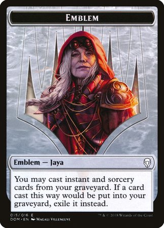 Emblem - Jaya Ballard [Dominaria Tokens] | Event Horizon Hobbies CA