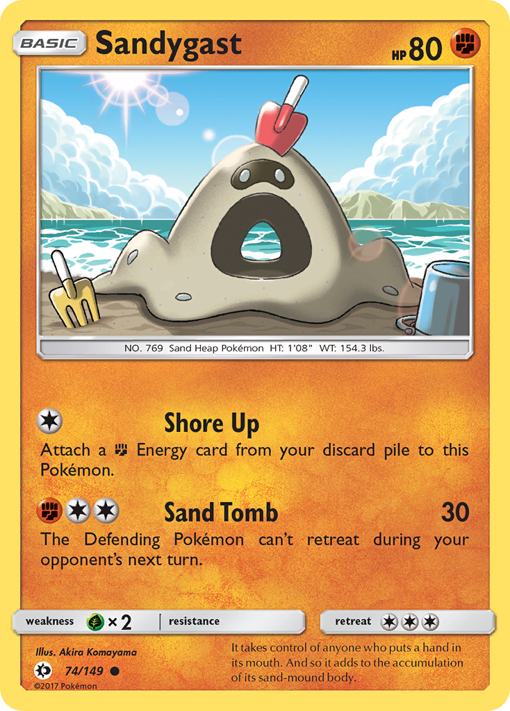 Sandygast (74/149) [Sun & Moon: Base Set] | Event Horizon Hobbies CA