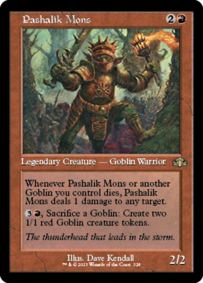 Pashalik Mons (Retro) [Dominaria Remastered] | Event Horizon Hobbies CA