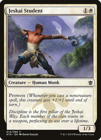 Jeskai Student [Khans of Tarkir] | Event Horizon Hobbies CA