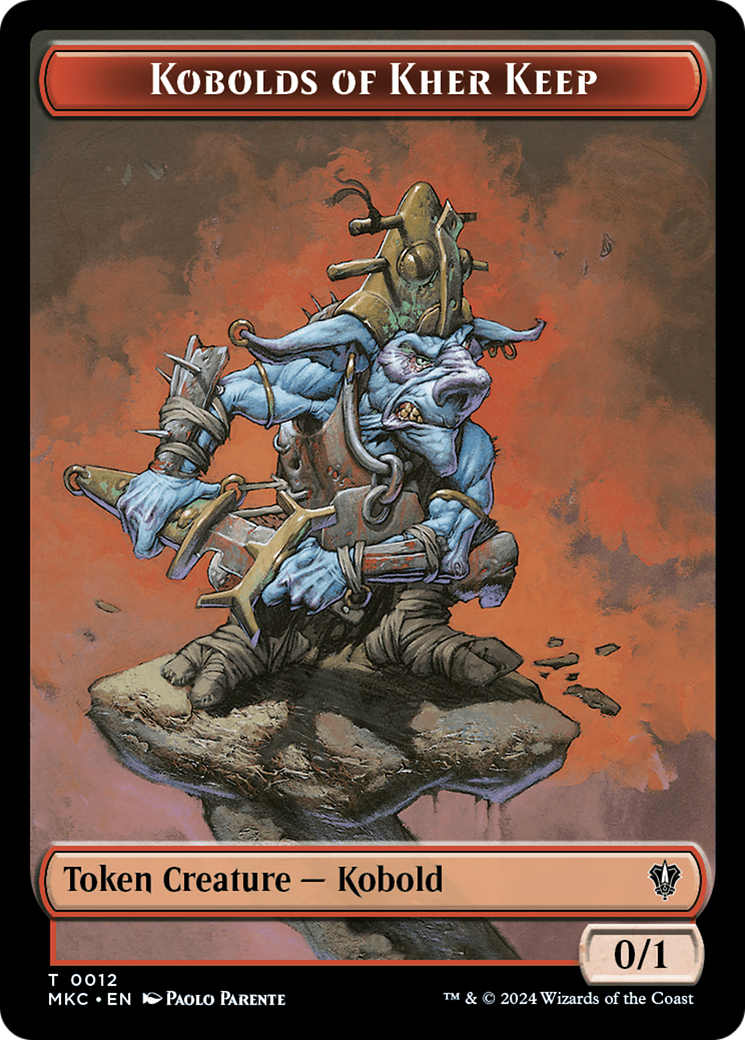 Gold // Kobolds of Kher Keep Double-Sided Token [Murders at Karlov Manor Commander Tokens] | Event Horizon Hobbies CA