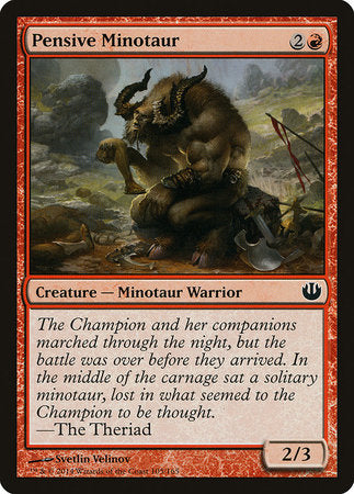 Pensive Minotaur [Journey into Nyx] | Event Horizon Hobbies CA