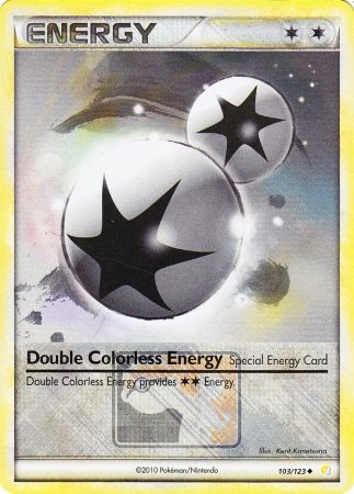 Double Colorless Energy (103/123) (League Promo) [HeartGold & SoulSilver: Base Set] | Event Horizon Hobbies CA