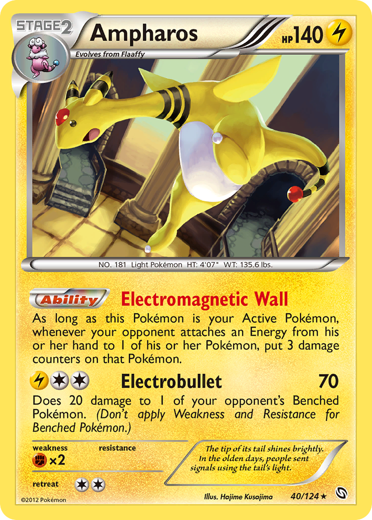 Ampharos (40/124) [Black & White: Dragons Exalted] | Event Horizon Hobbies CA