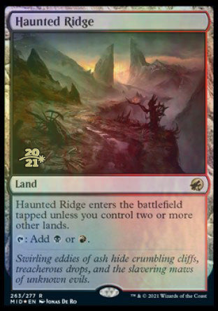 Haunted Ridge [Innistrad: Midnight Hunt Prerelease Promos] | Event Horizon Hobbies CA