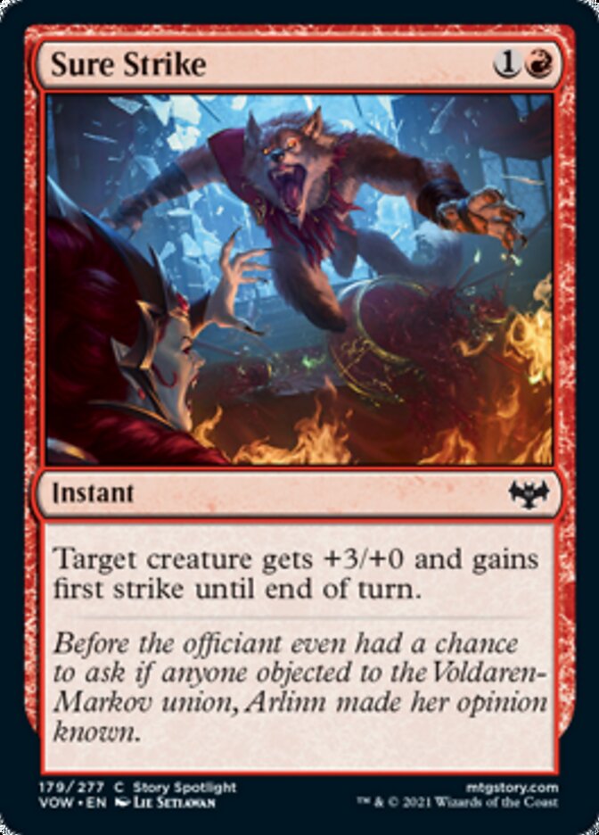 Sure Strike [Innistrad: Crimson Vow] | Event Horizon Hobbies CA