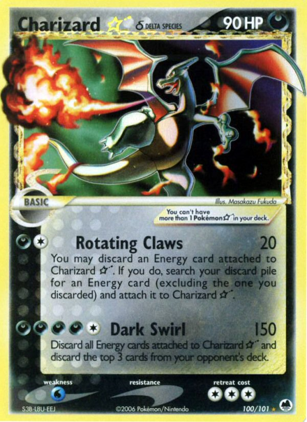 Charizard Star (100/101) (Delta Species) [EX: Dragon Frontiers]